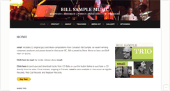Desktop Screenshot of billsamplemusic.com